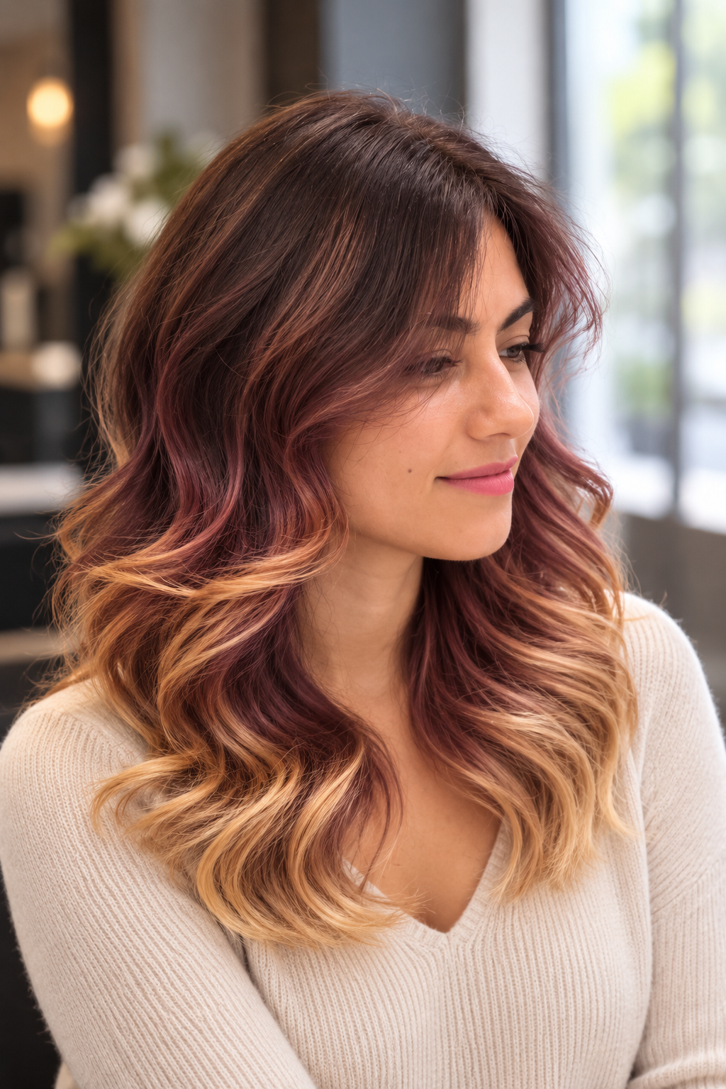 Bold multi-tone finish ombre hairstyle ideas