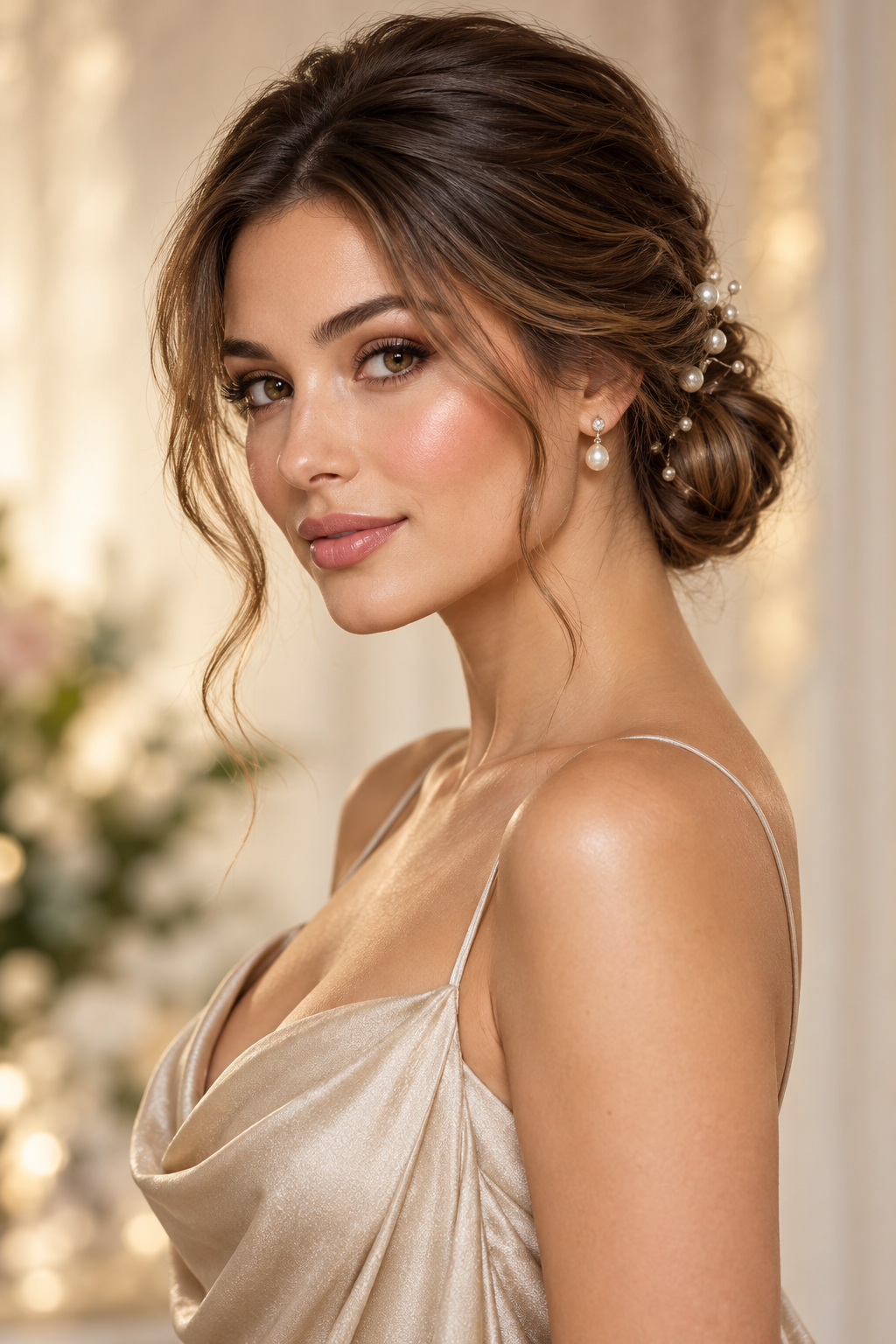easy wedding guest hairstyles soft polished waves