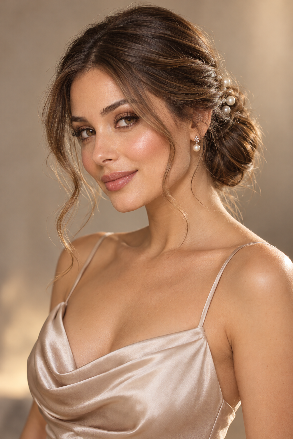 easy wedding guest hairstyles side-swept curls