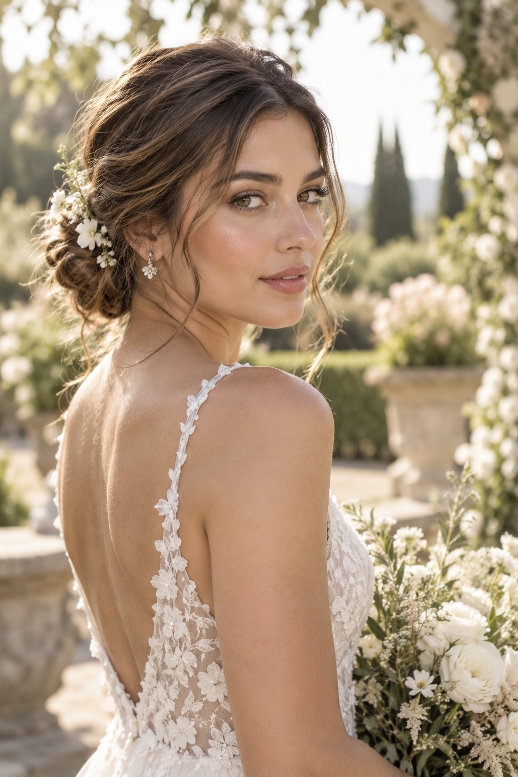 Textured Low Boho Bun