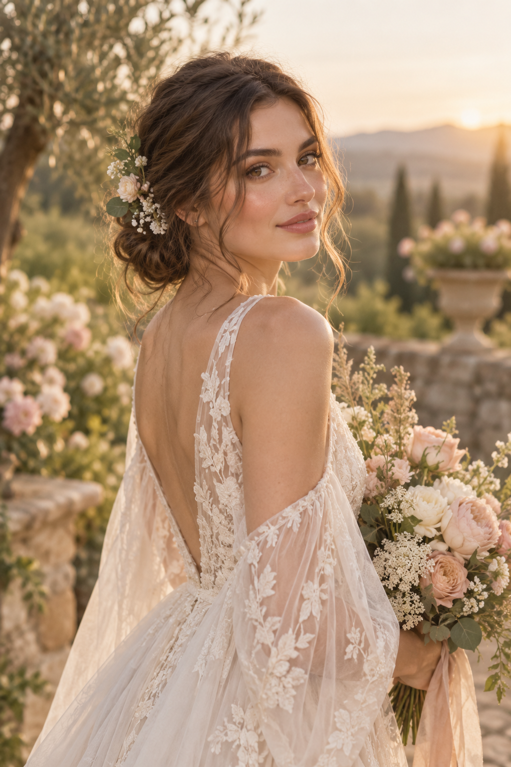 Boho wedding hairstyle ideas