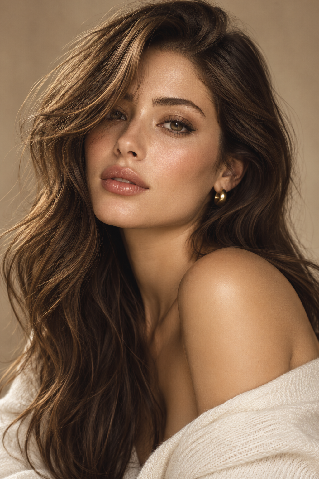 hairstyles for growing out bangs: polished side part