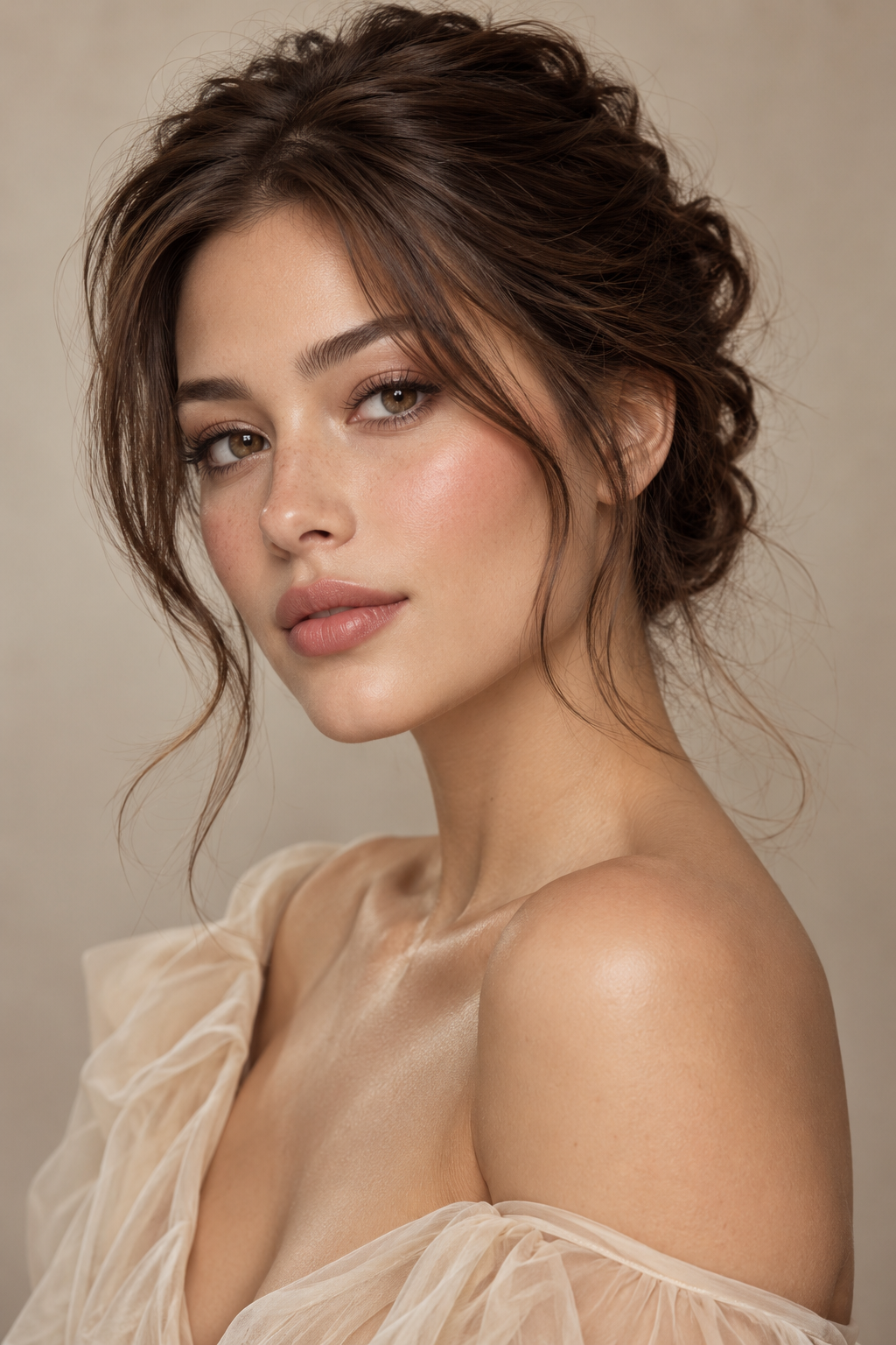 hairstyles for growing out bangs: pinned-back layers