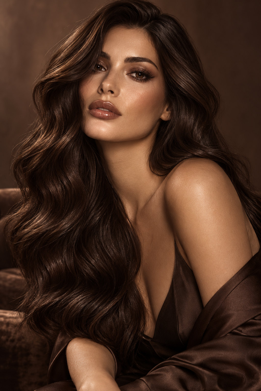 chocolate brown fall hair colors: 10. hot fudge
