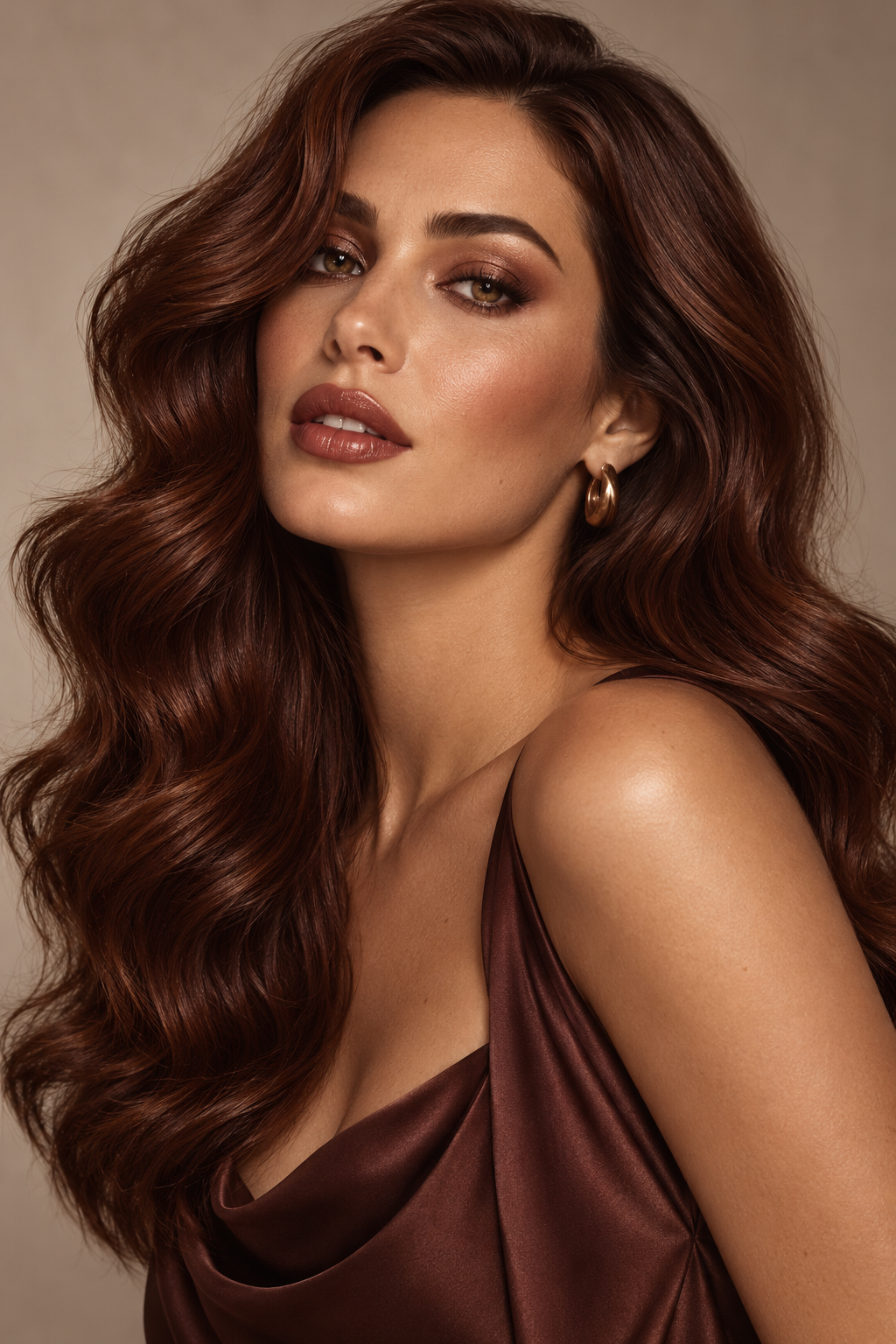 chocolate brown fall hair colors: 12. mahogany