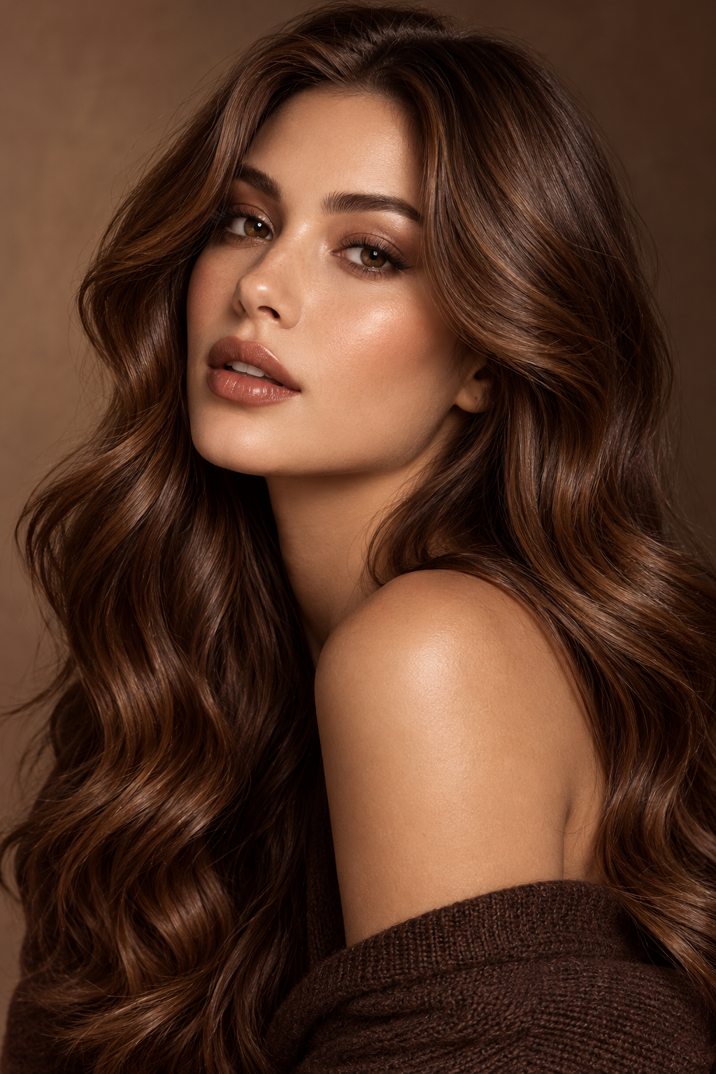 chocolate brown fall hair colors: 15. cinnamon chocolate