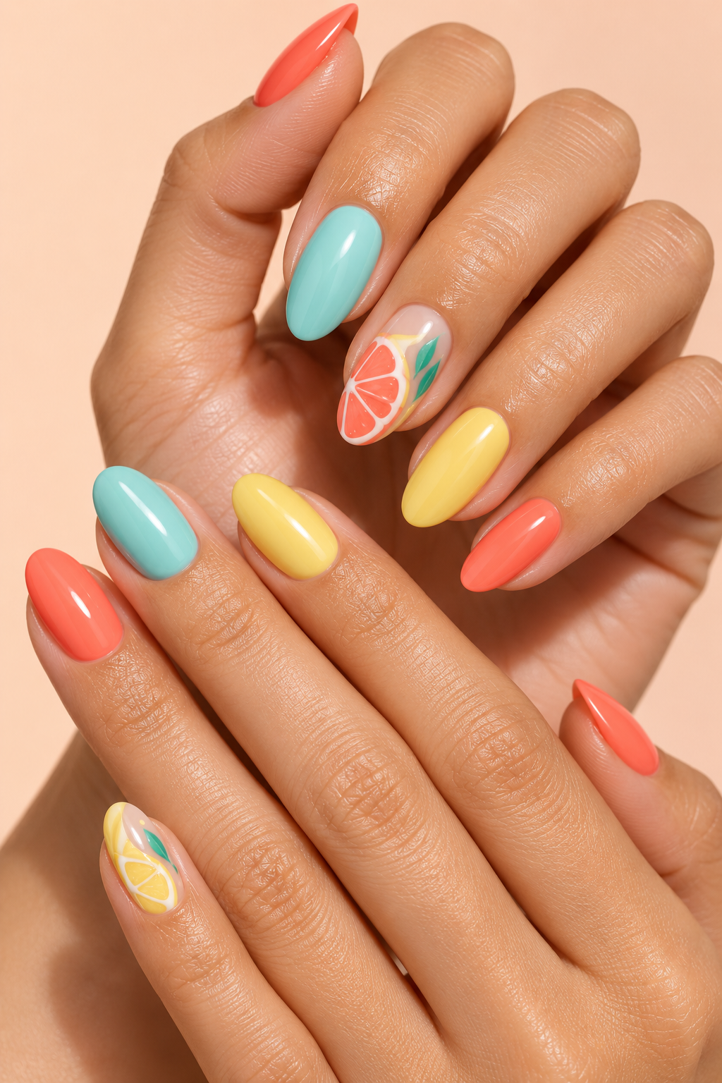 June nail ideas bright summer manicure inspiration