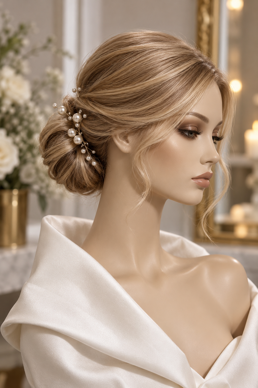 mother of the bride hairstyles idea 2: polished low bun