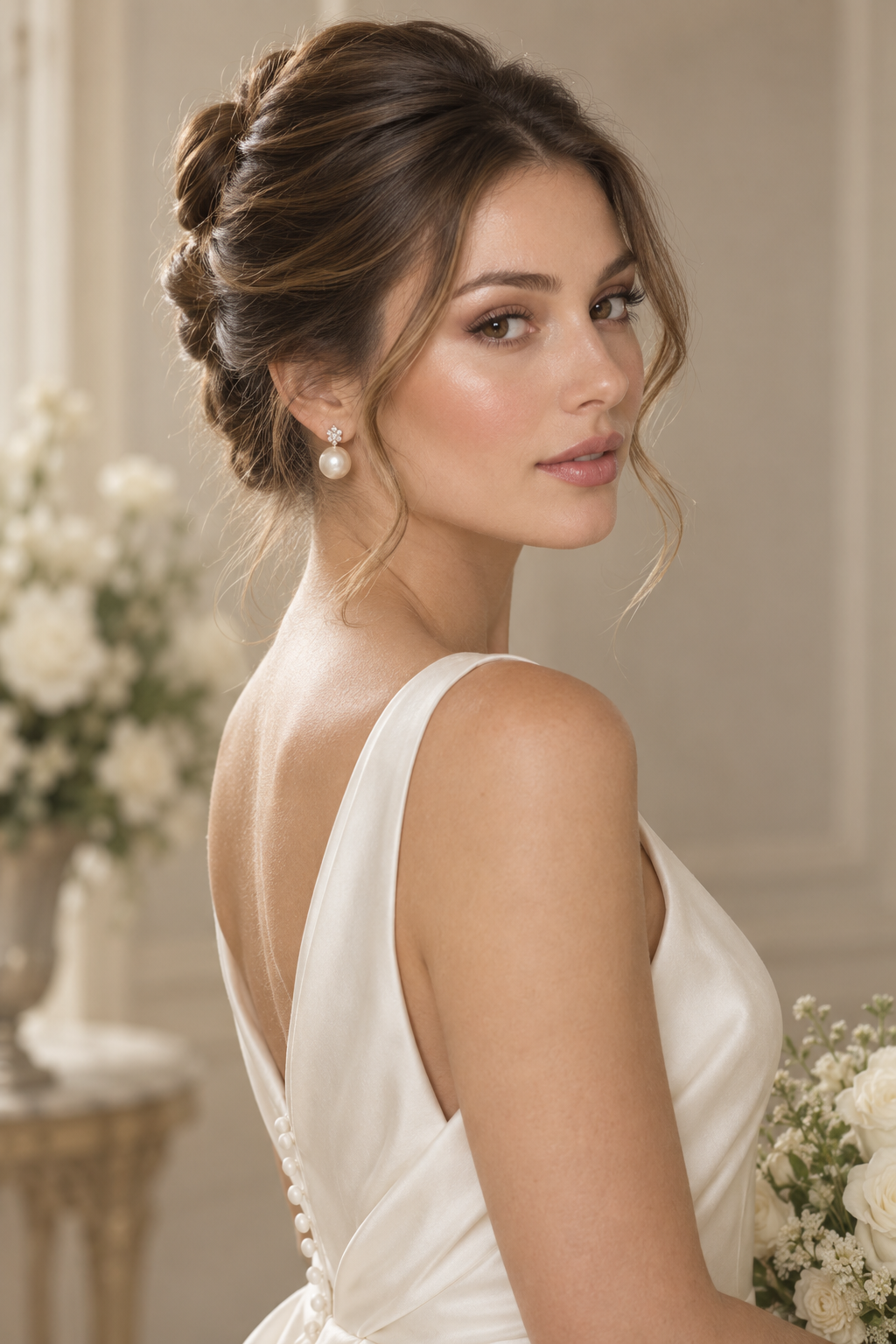 mother of the bride hairstyles idea 4: classic french twist