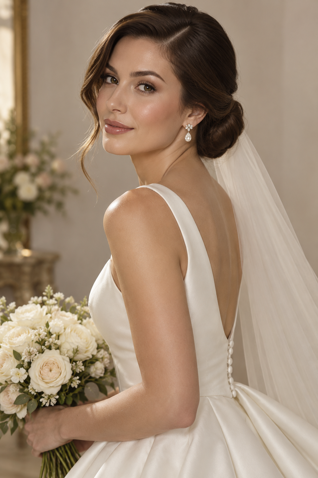 mother of the bride hairstyles idea 7: sleek side part