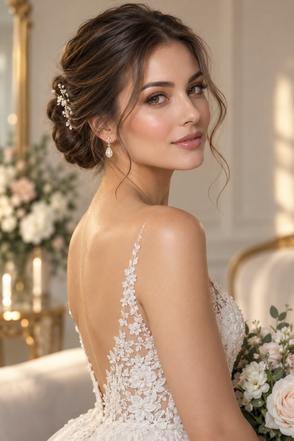 mother of the bride hairstyles idea 13: soft coiled bun