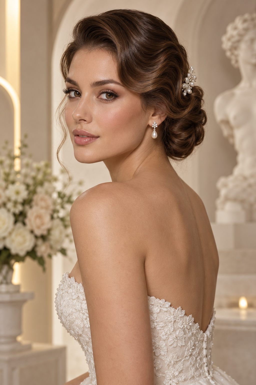 mother of the bride hairstyles idea 14: pinned-back vintage waves