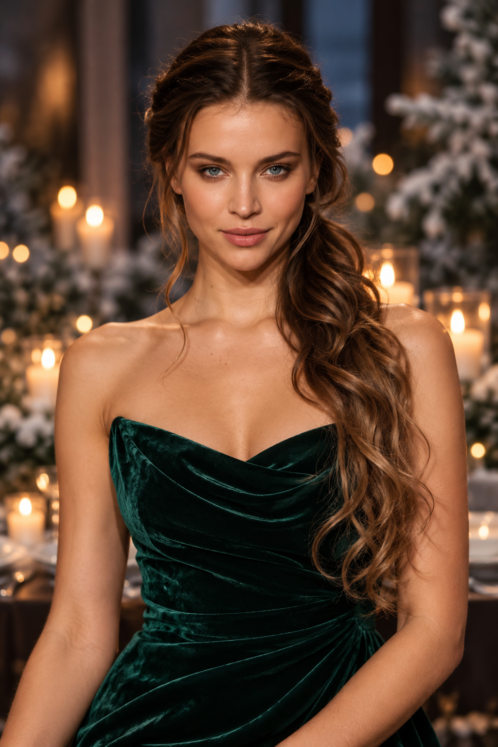 Romantic Side Sweep winter wedding guest hairstyles