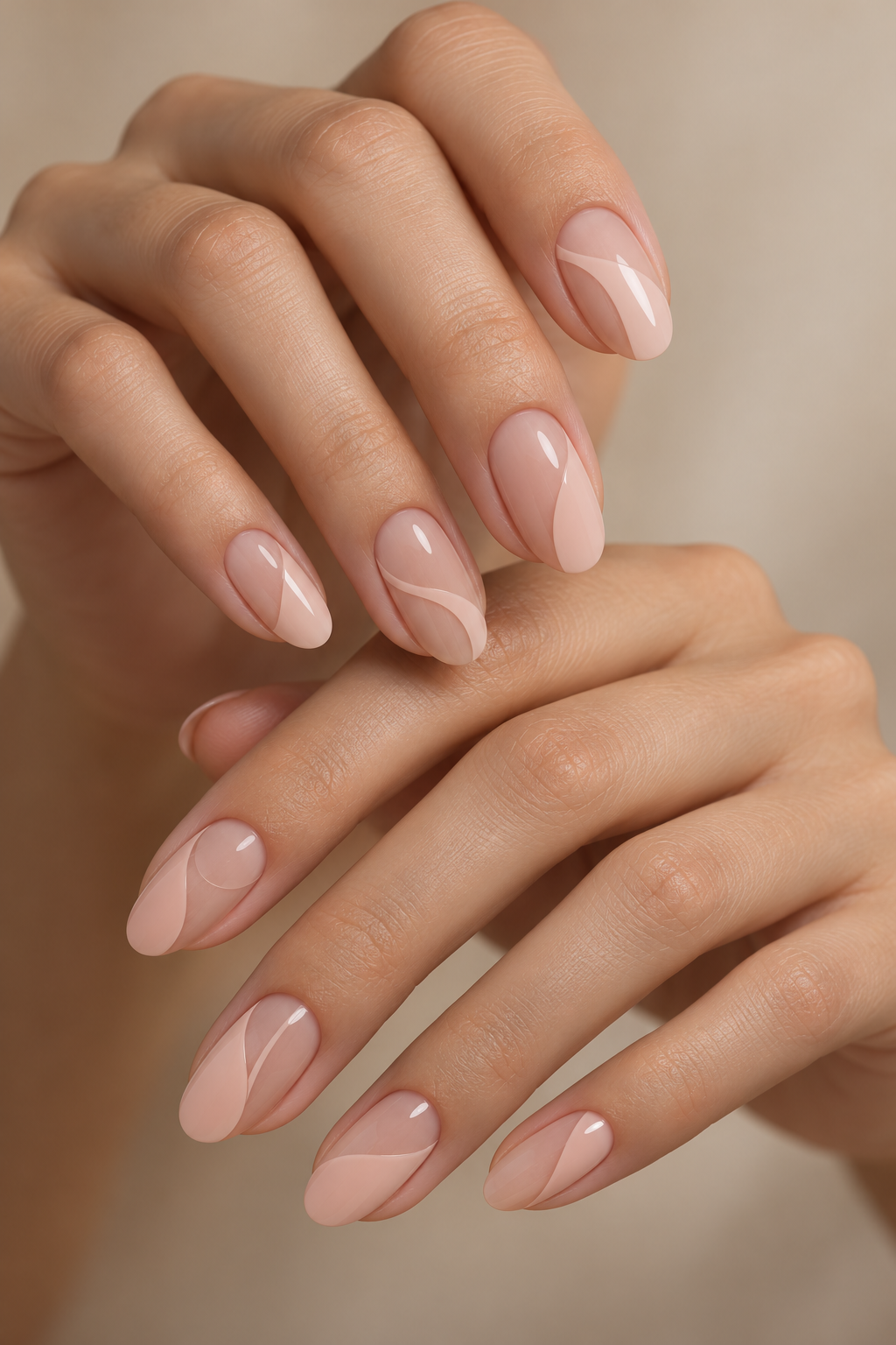 metallic split tip negative space nail designs