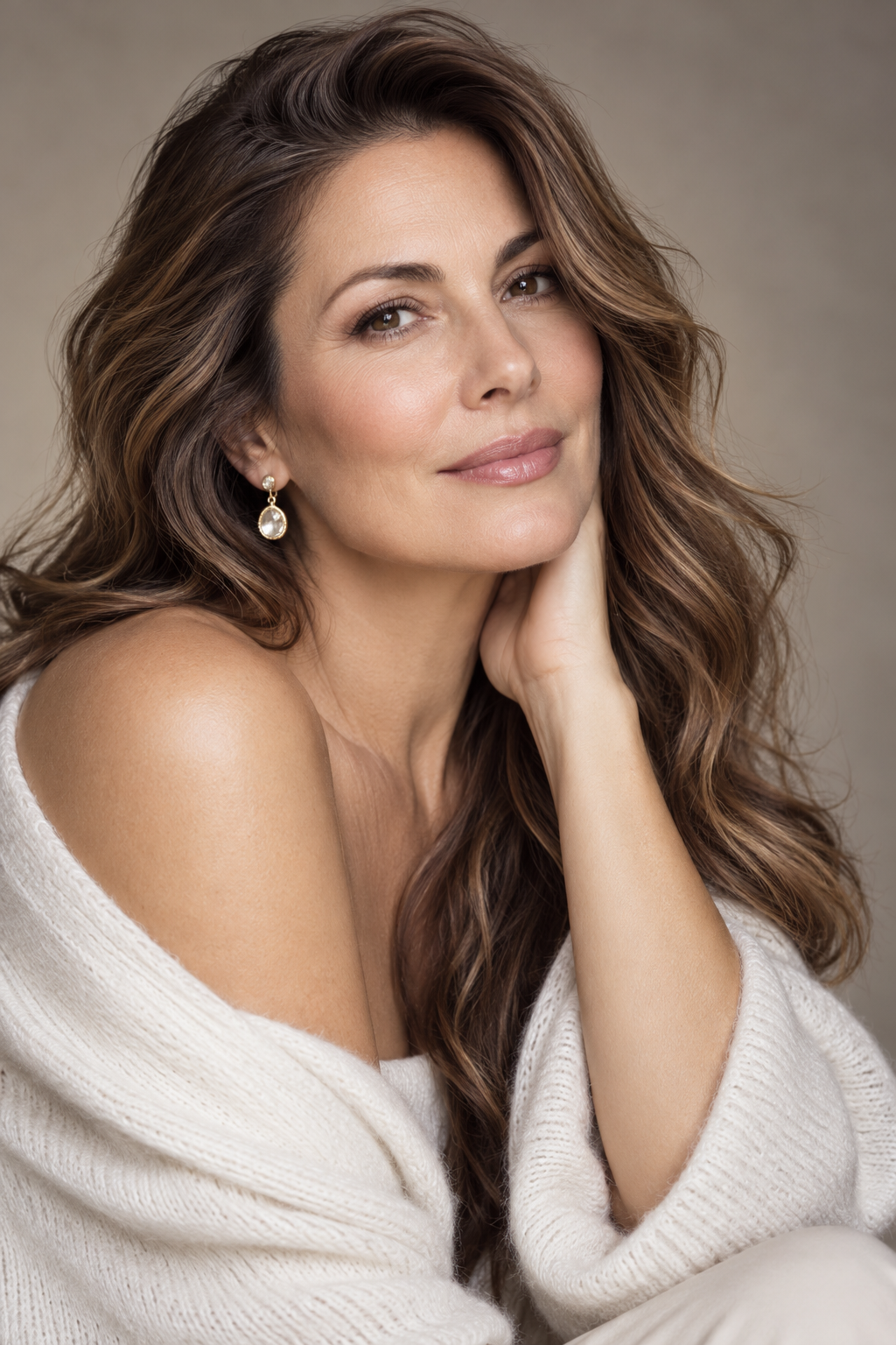 9. go for effortless natural curls long hairstyles for women over 60