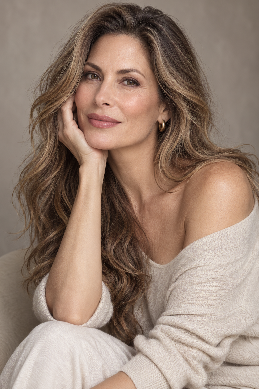 11. soft curled layered ends on long hair long hairstyles for women over 60