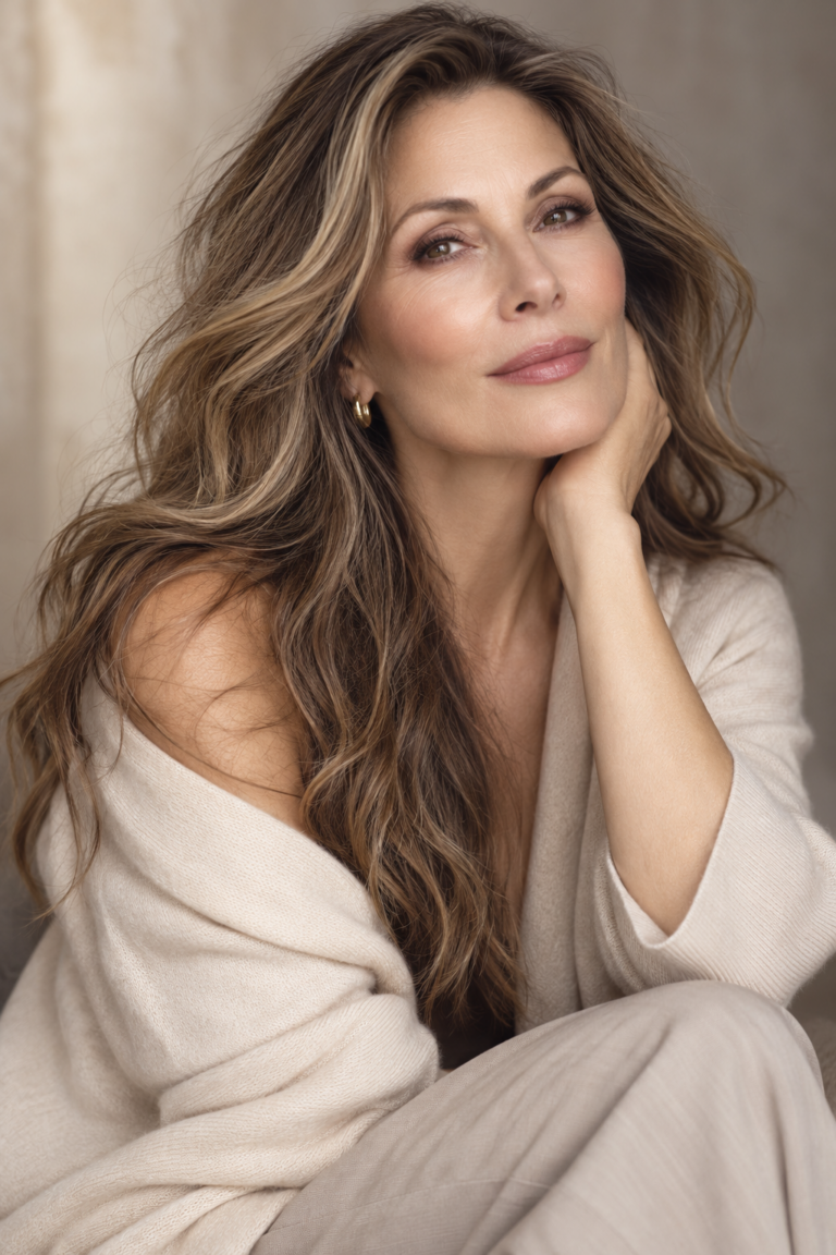 long hairstyles for women over 60 featured look
