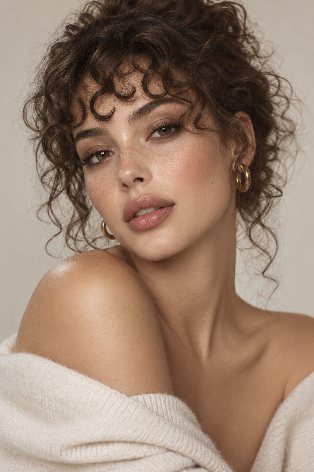 Curly Bangs different styles for bangs idea