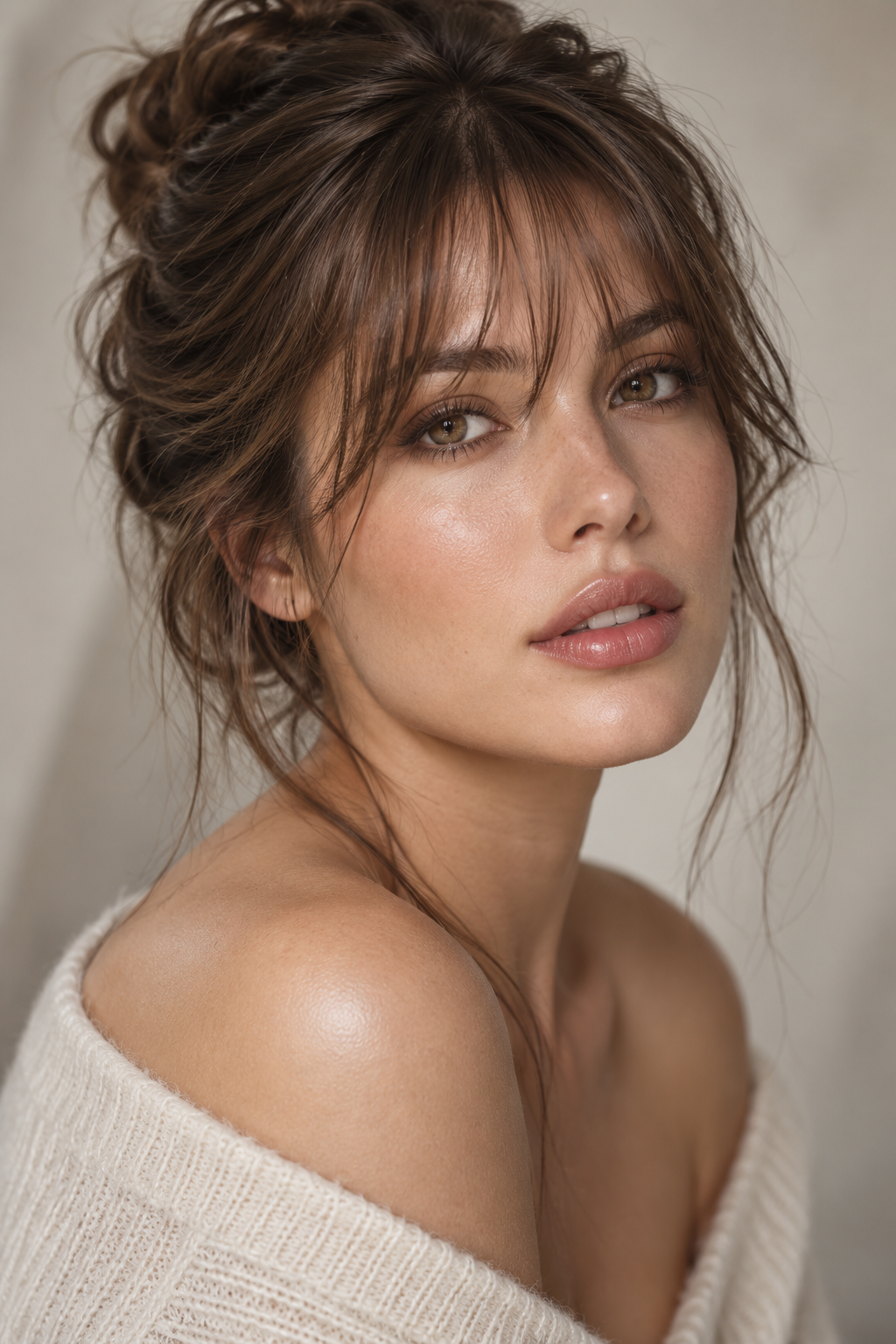 Textured Bangs different styles for bangs idea