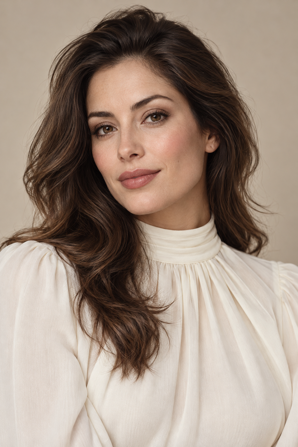 Natural Brunette Lift low contrast hair idea