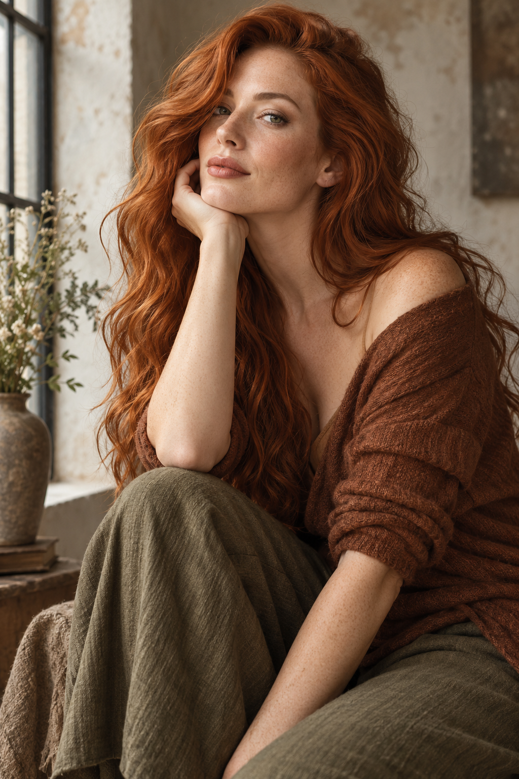 summer red hair color: electric cherry texture