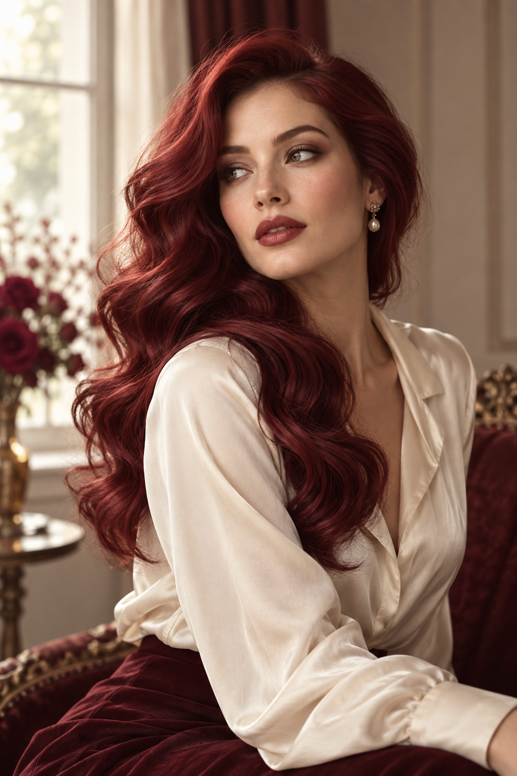 summer red hair color: soft copper
