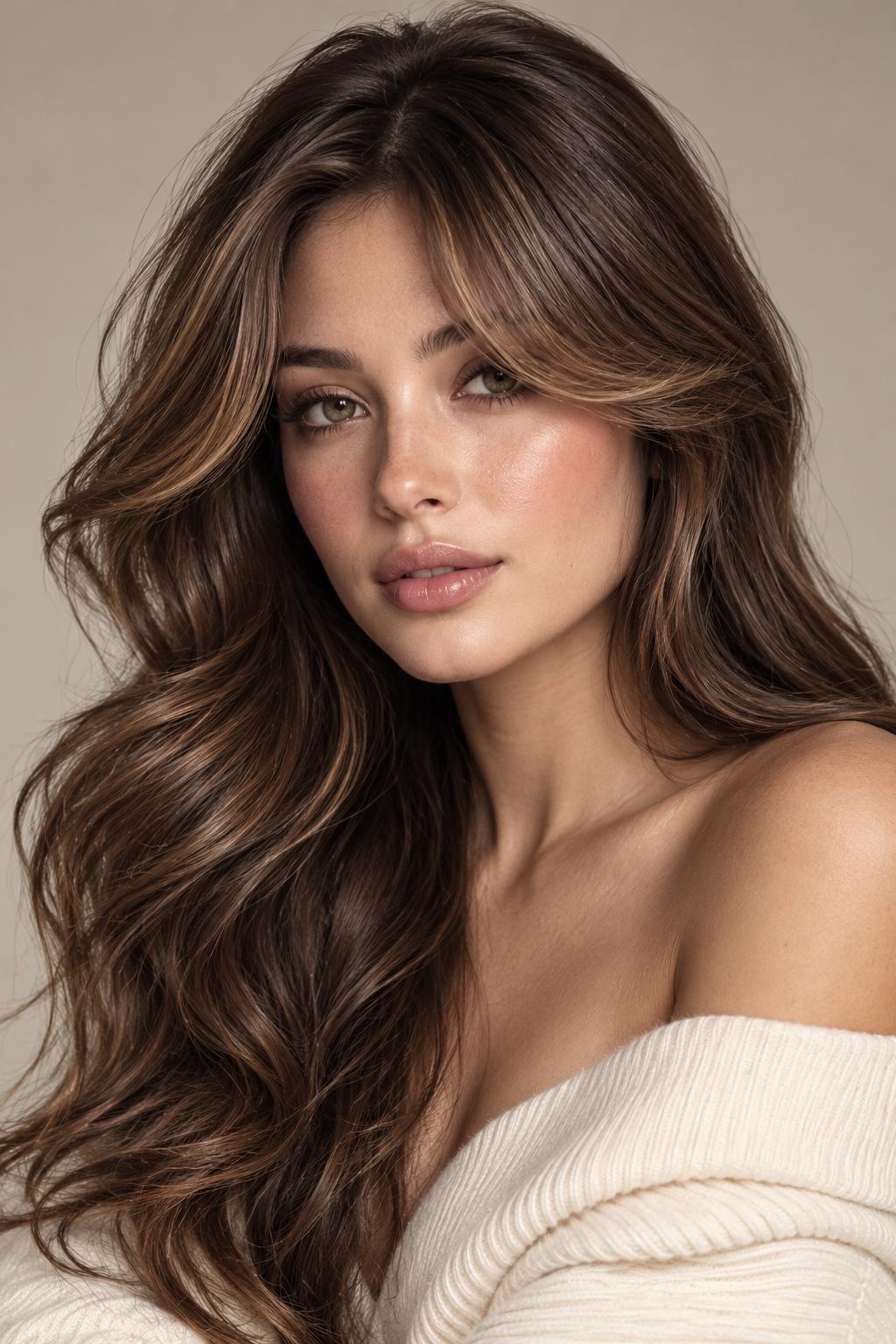 hairstyles with bangs: curtain bangs