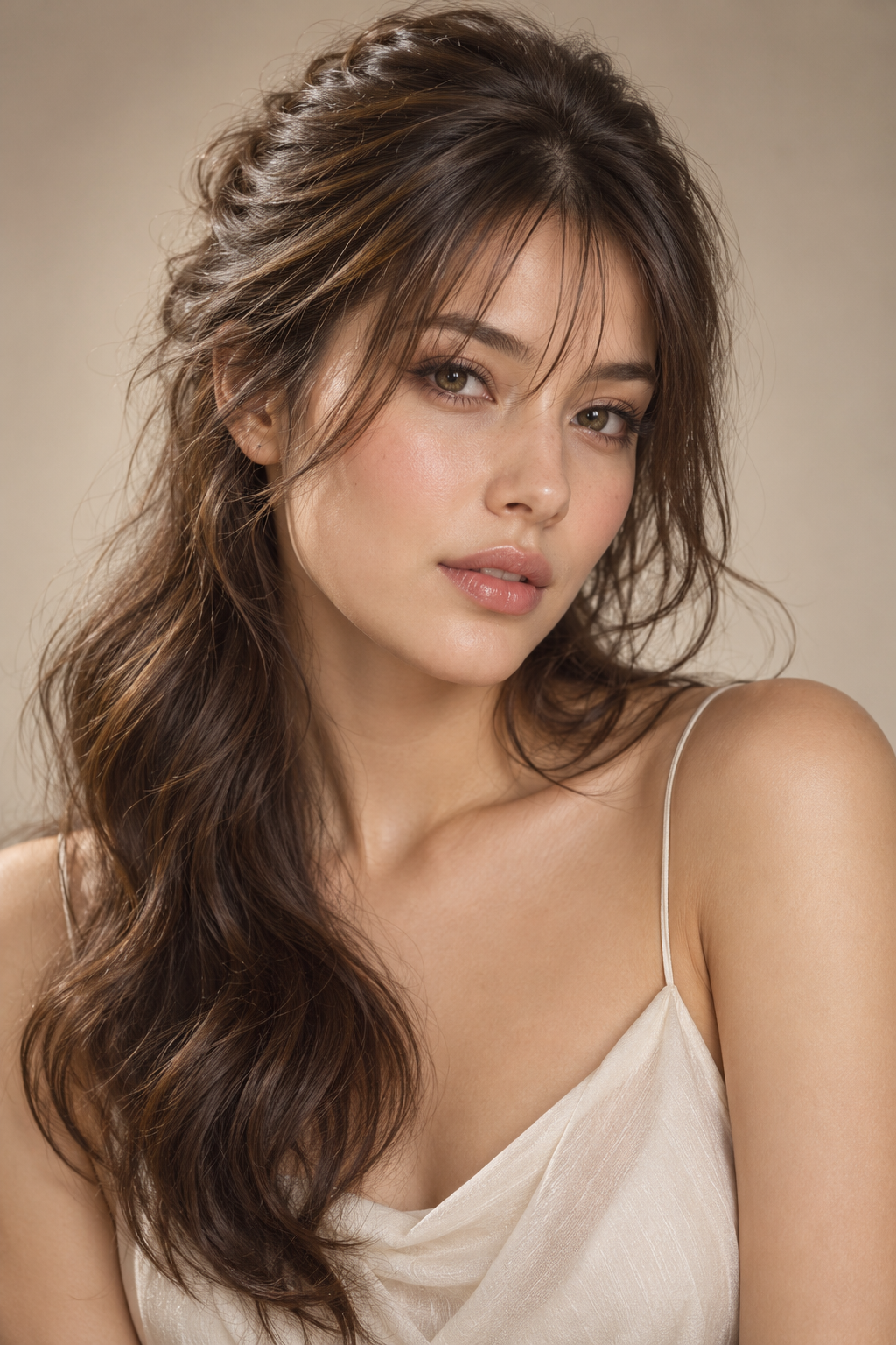 hairstyles with bangs: piecey bangs