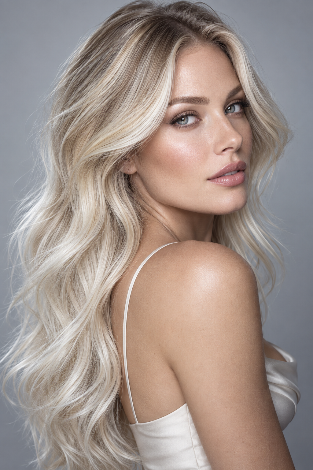 Icy Blonde Fade