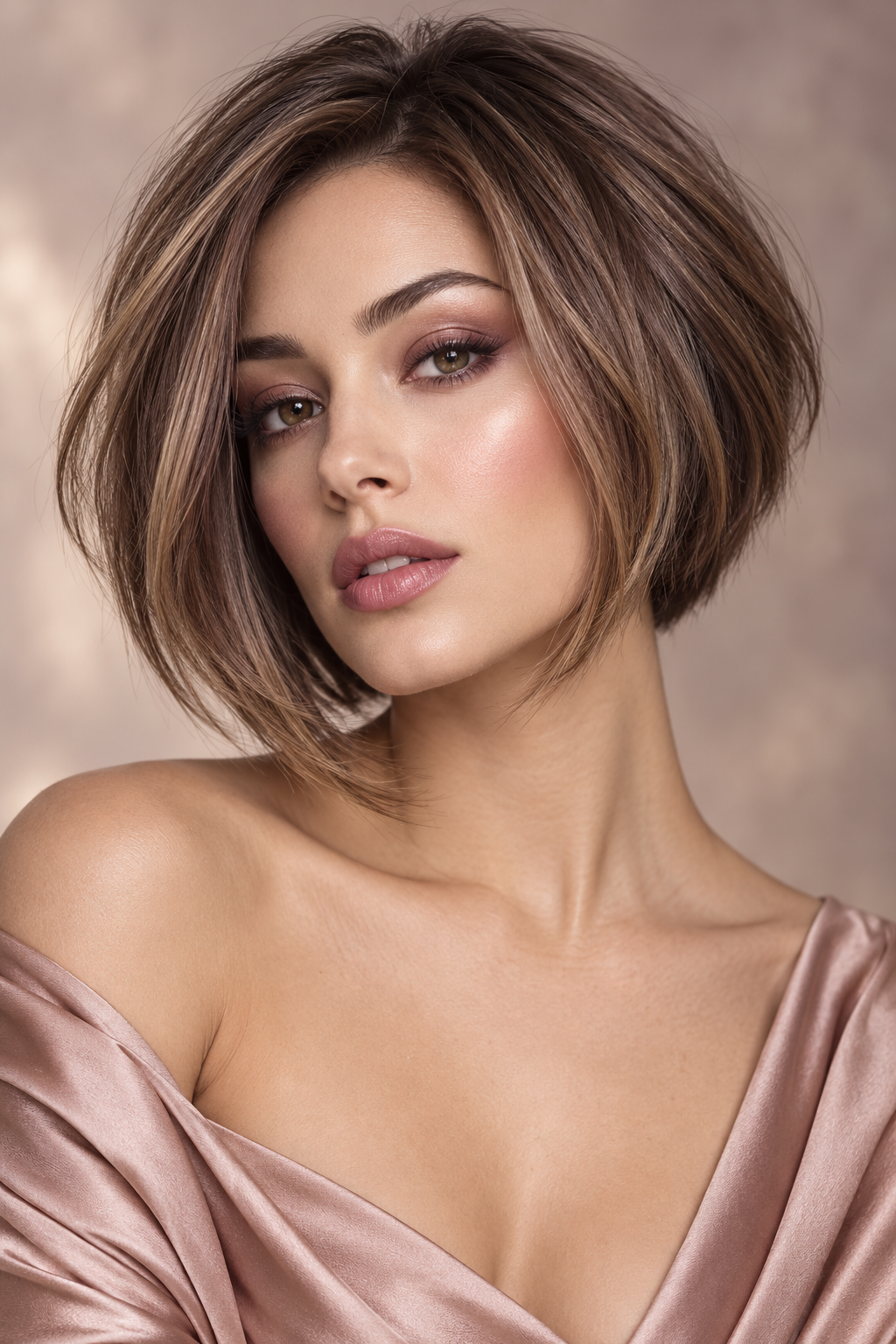 Face-Framing Layers inverted bob idea