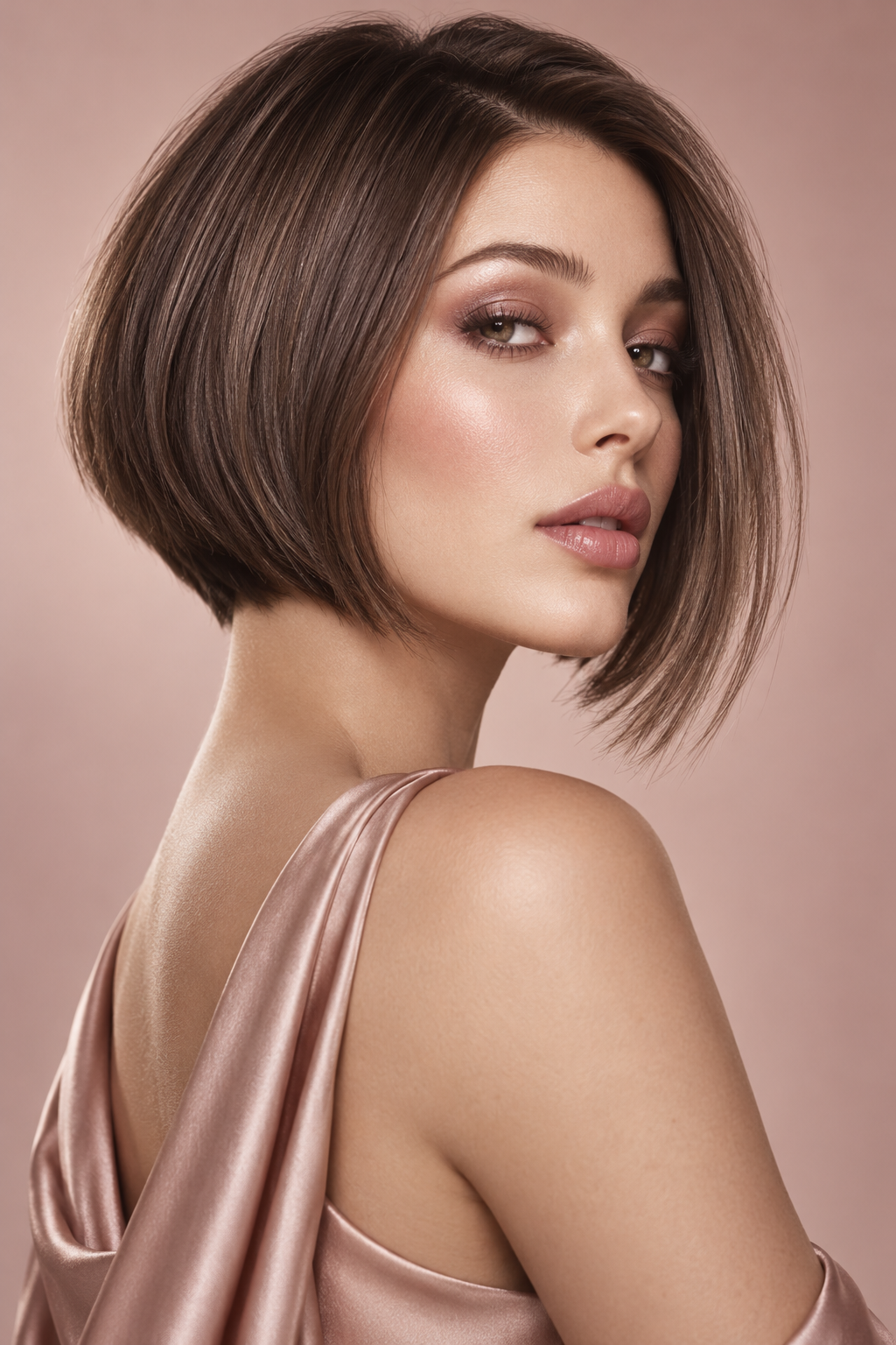 Sleek inverted bob idea