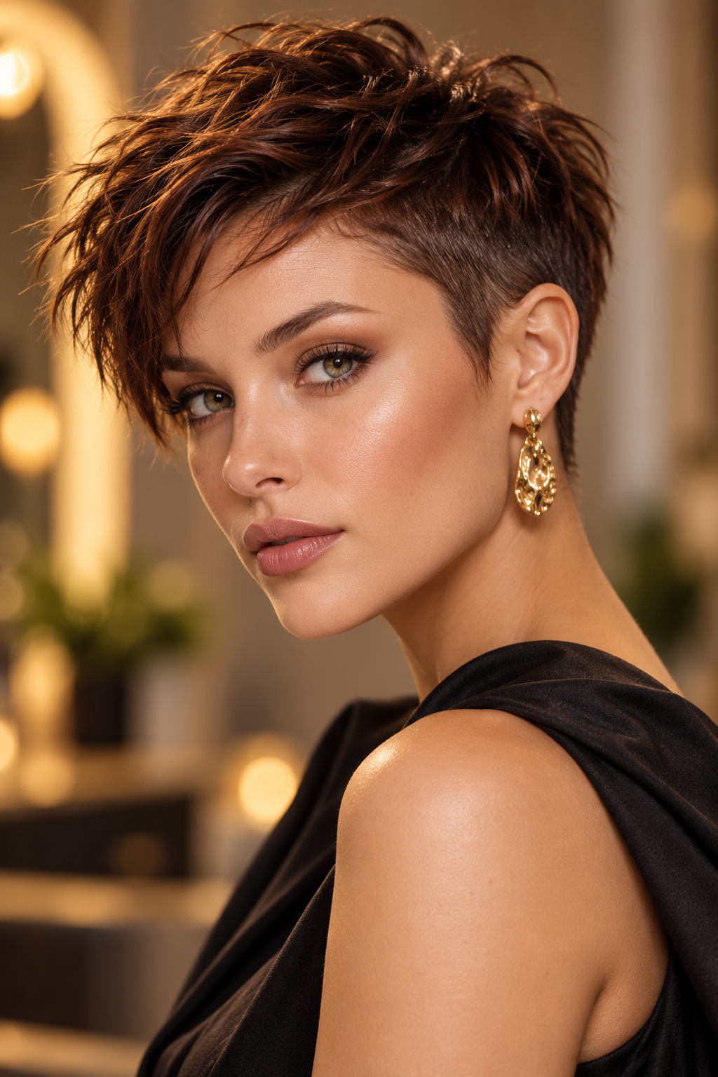 90s pixie cuts: edgy undercut pixie