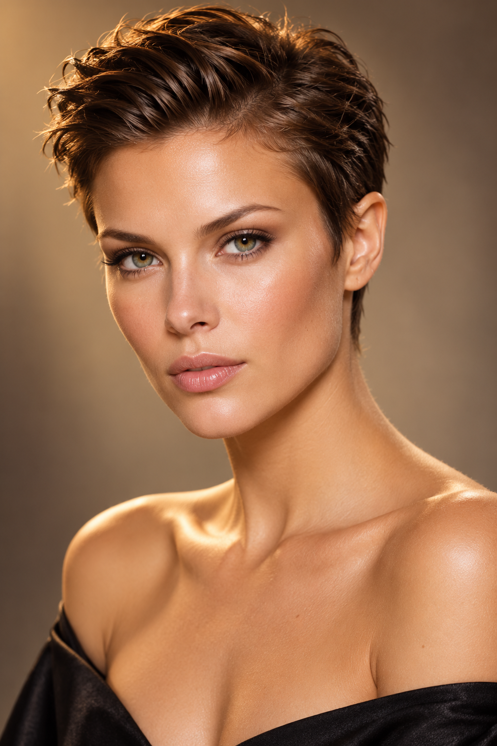 90s pixie cuts: slicked back pixie