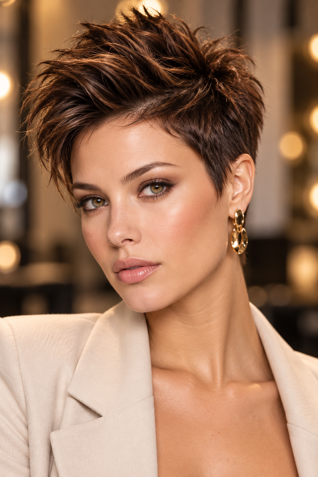 90s pixie cuts: faux hawk pixie style