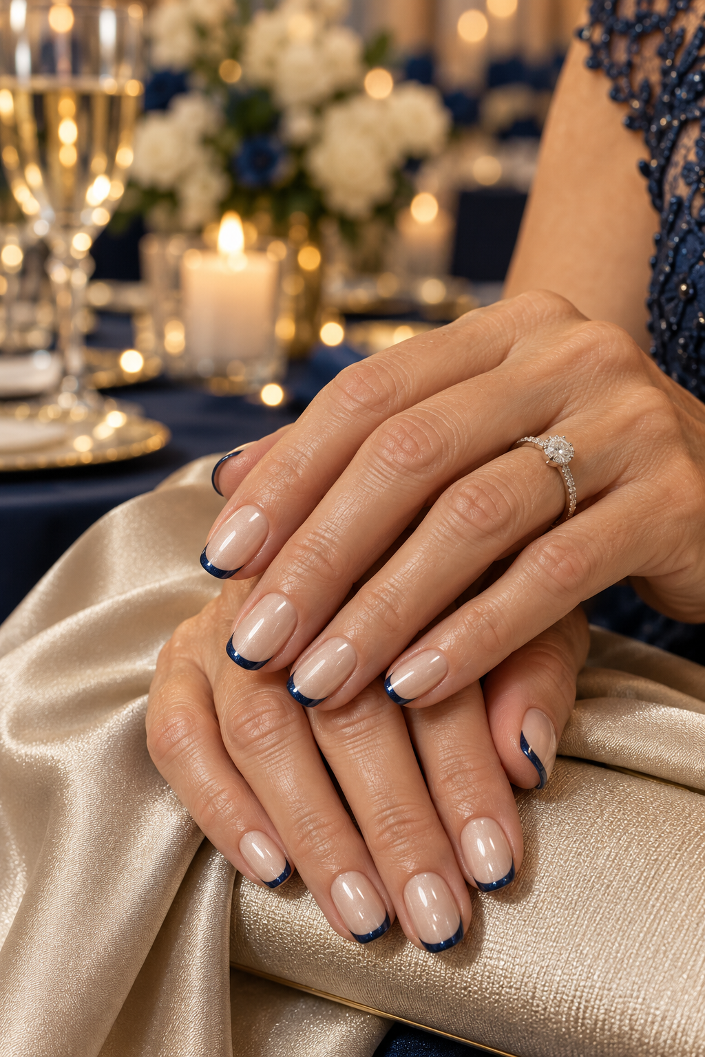 Mother of the groom nail idea 2
