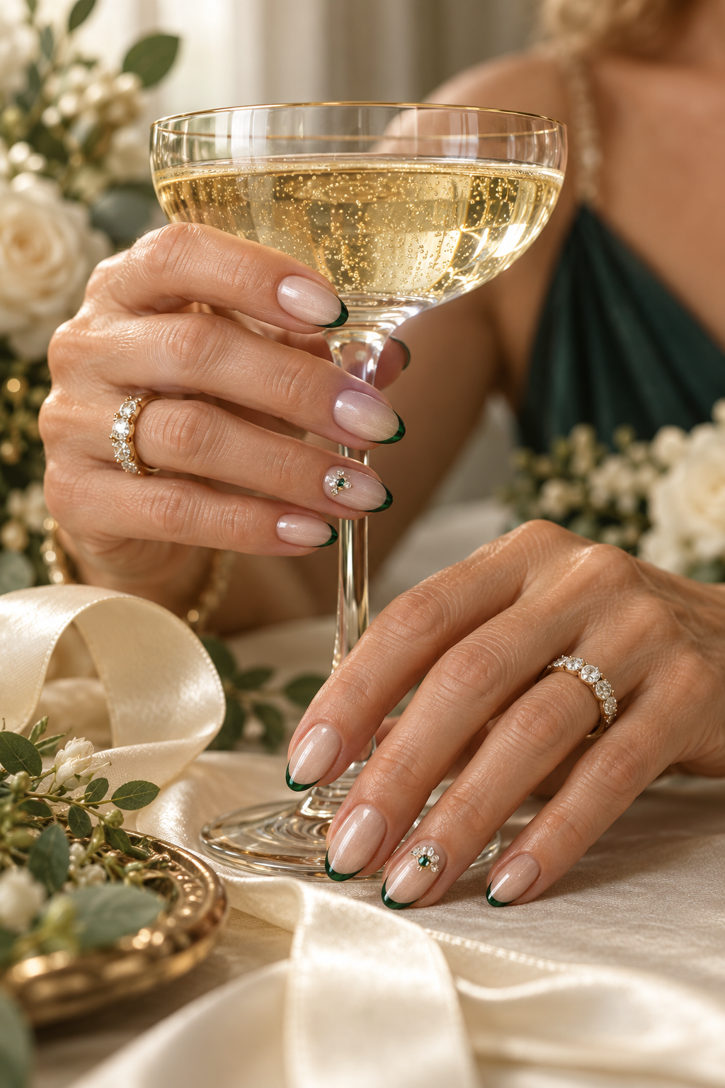 Mother of the groom nail idea 4