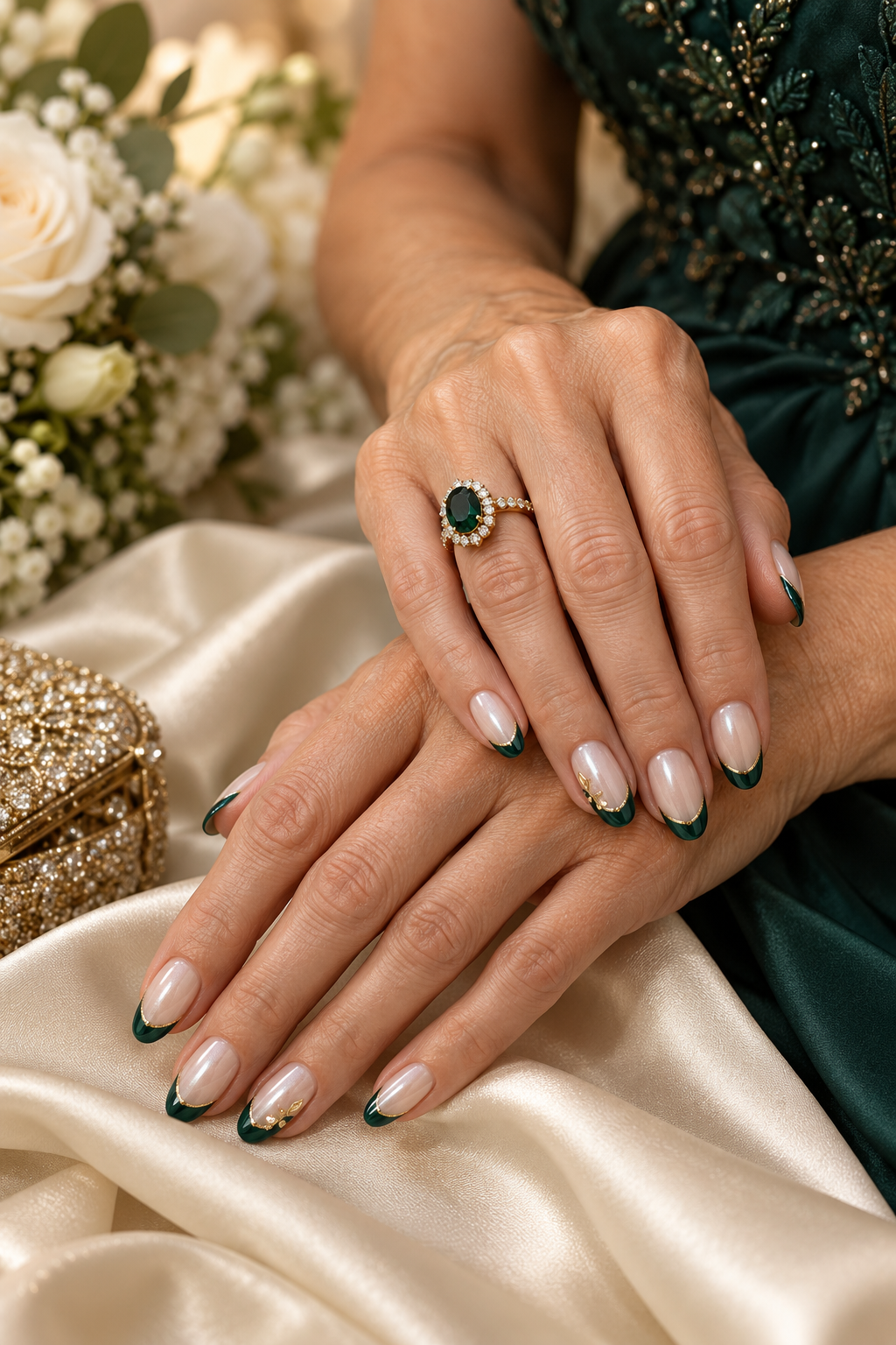 Mother of the groom nail idea 6