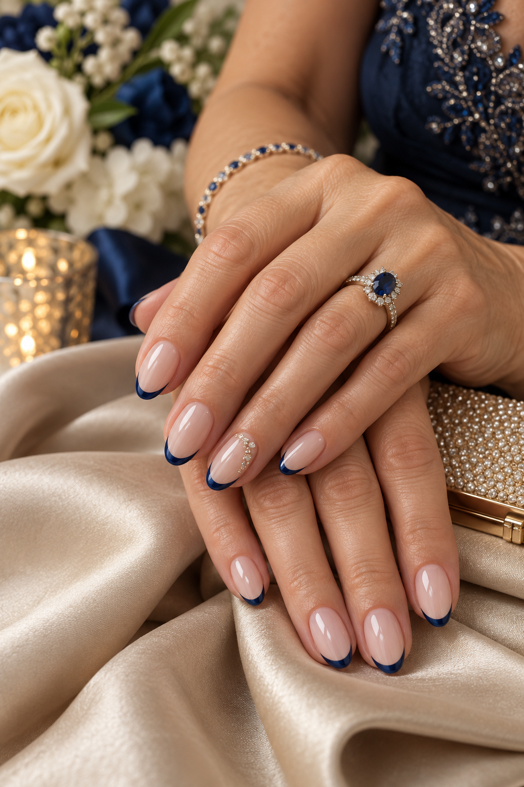 Mother of the groom nail idea 8
