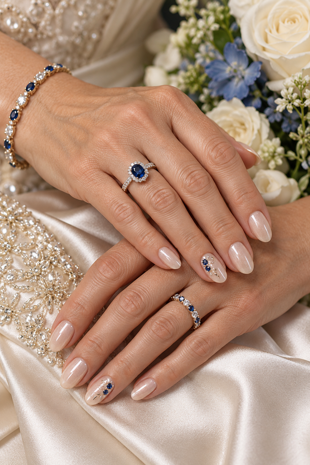 Mother of the groom nail idea 9