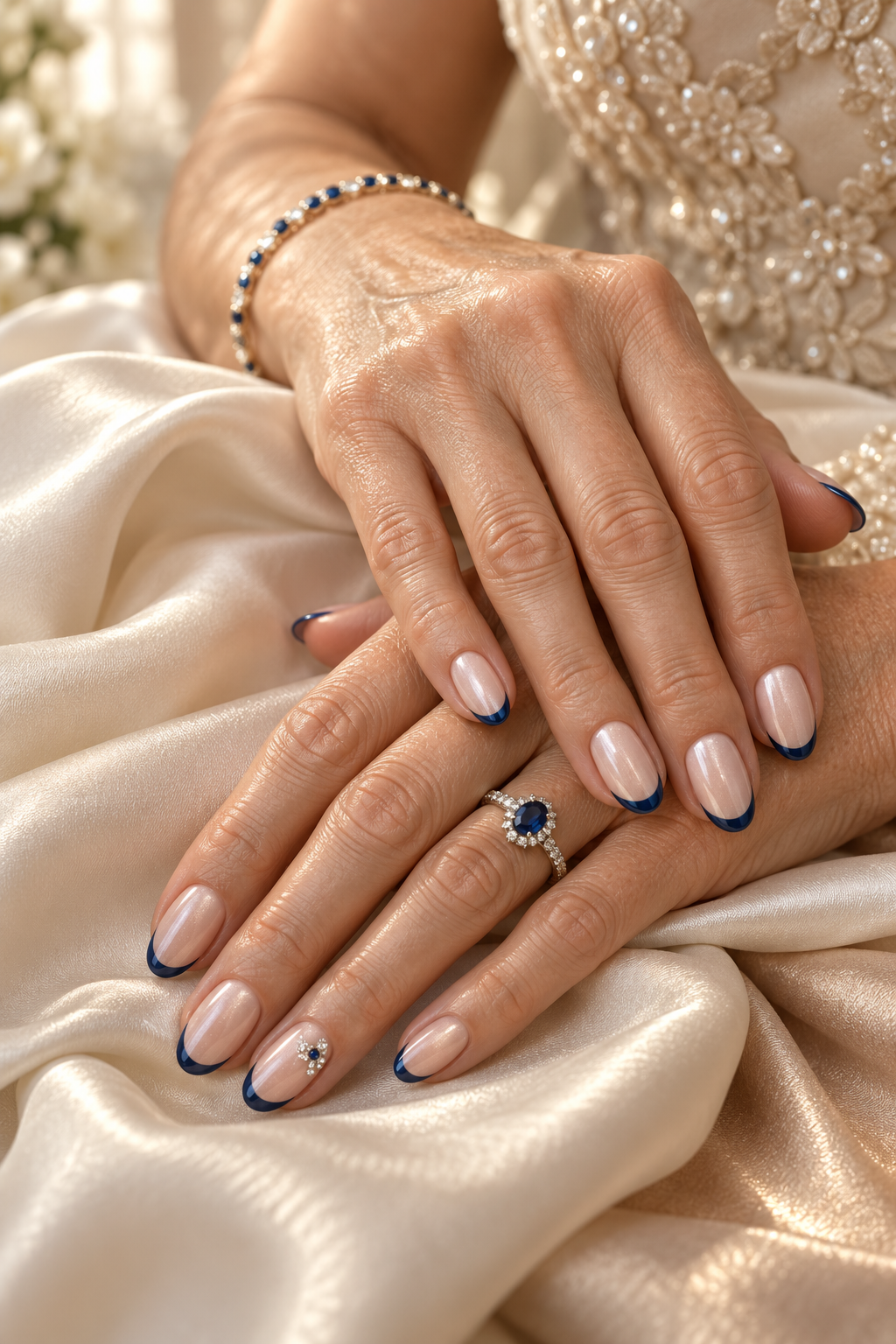 Mother of the groom nail idea 10