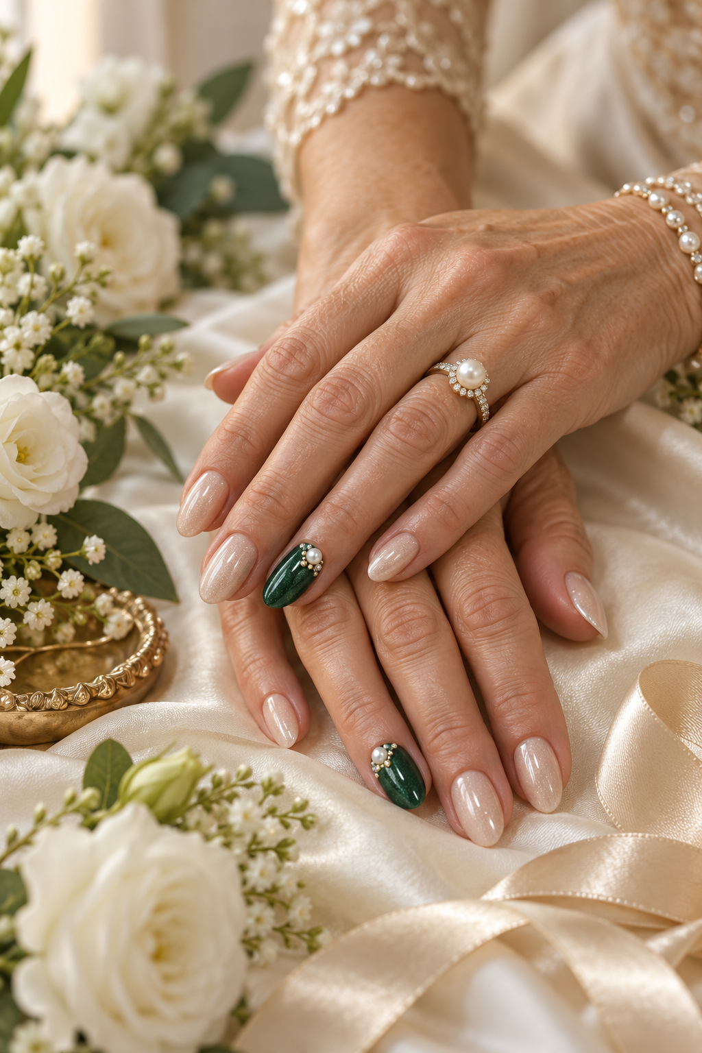 Mother of the groom nail idea 20