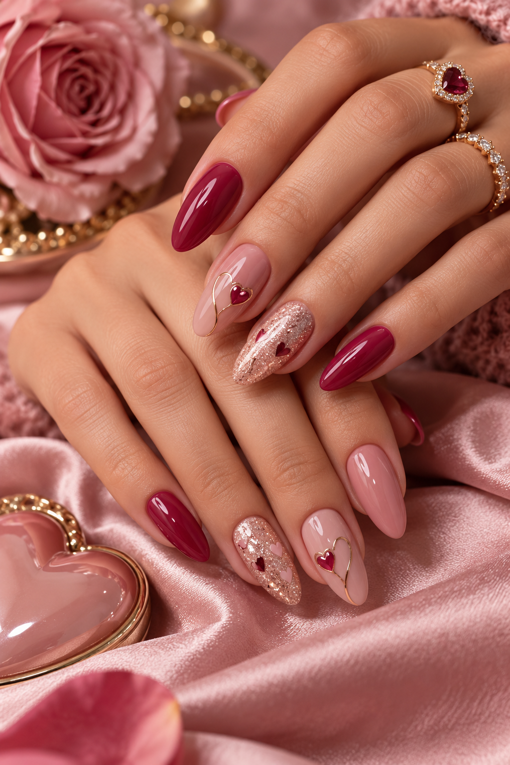 February nail idea 14