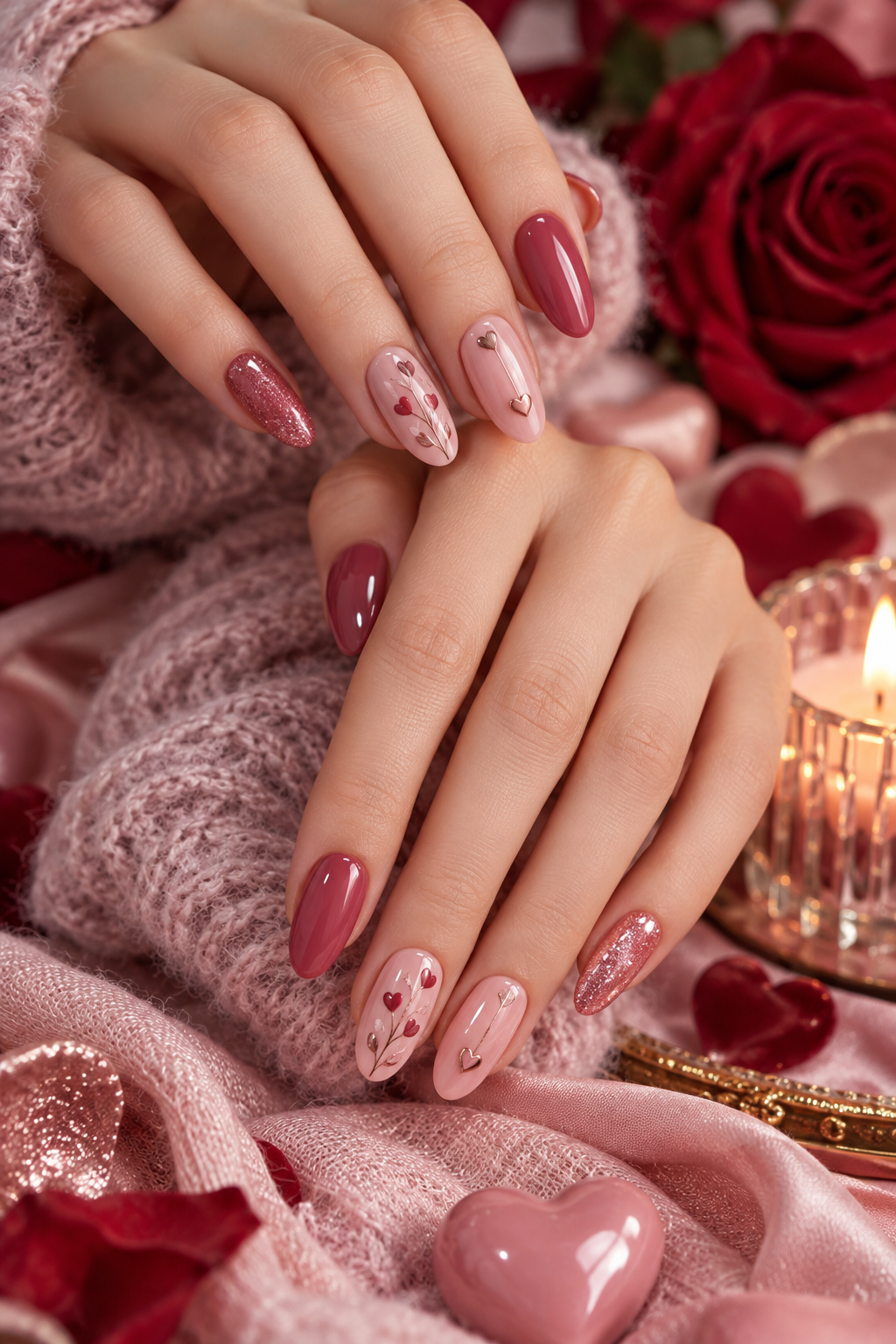 February nail idea 16