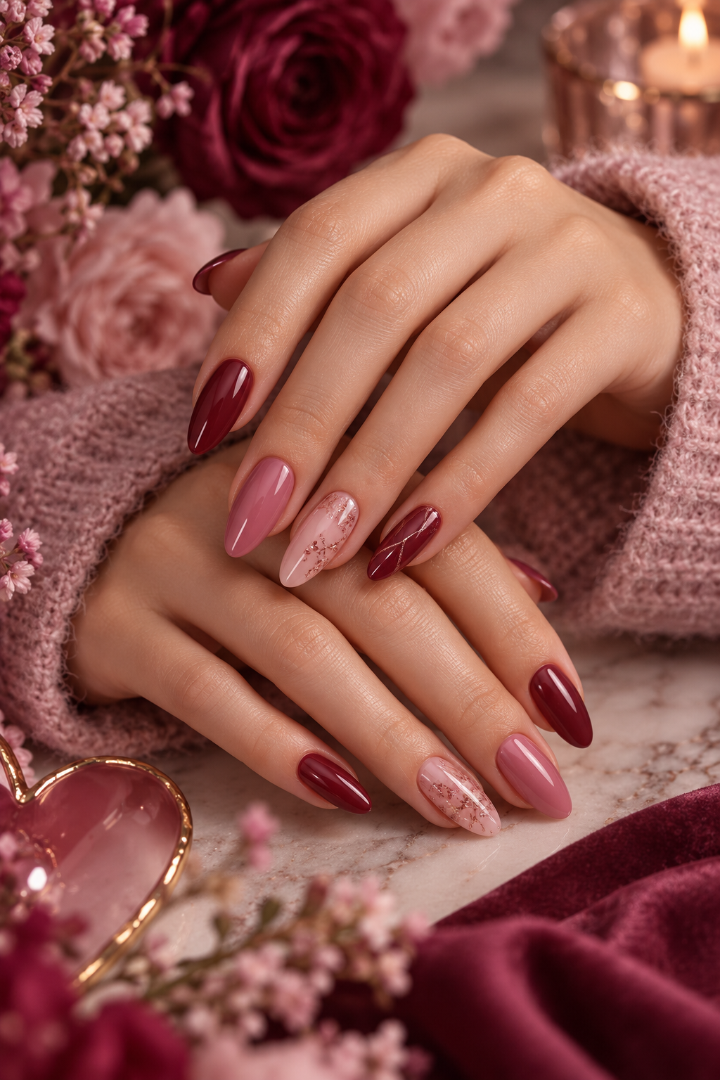 February nail idea 17