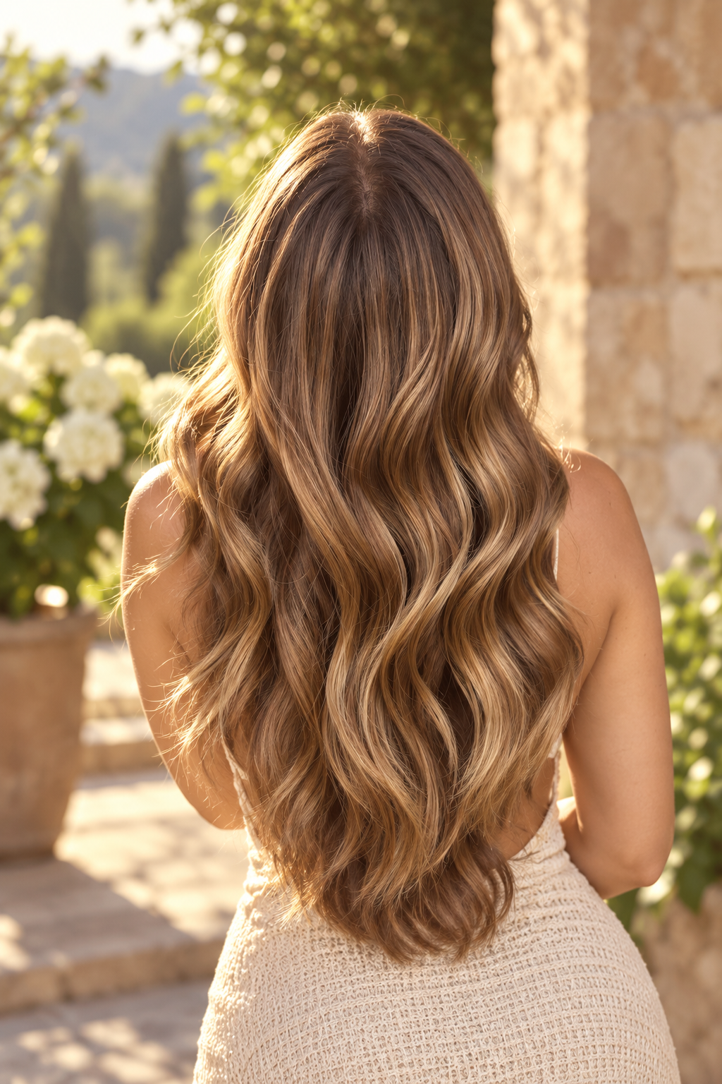 Glossy Chestnut Brunette brunette summer hair color idea
