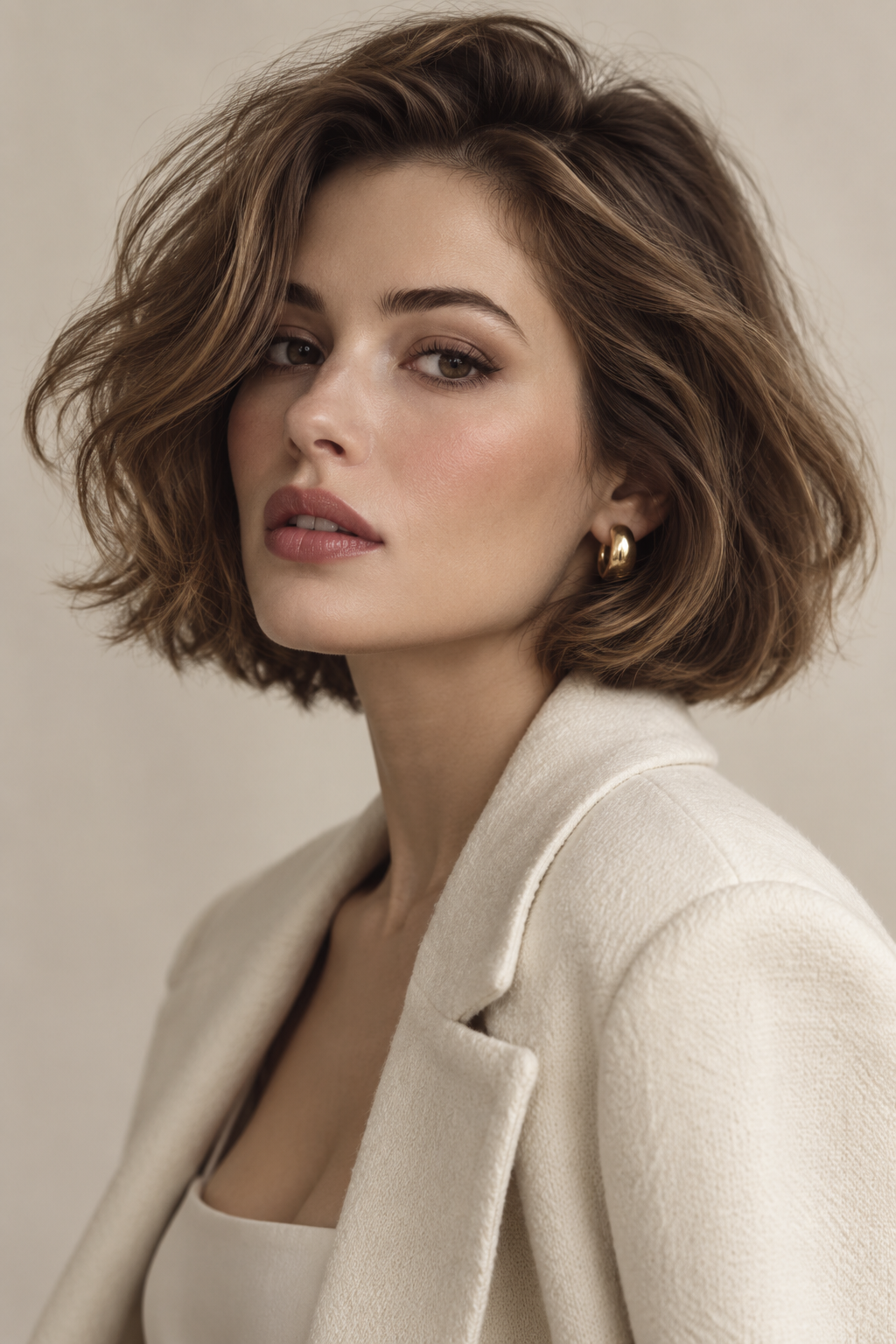 old money bob hairstyles: messy old money bob