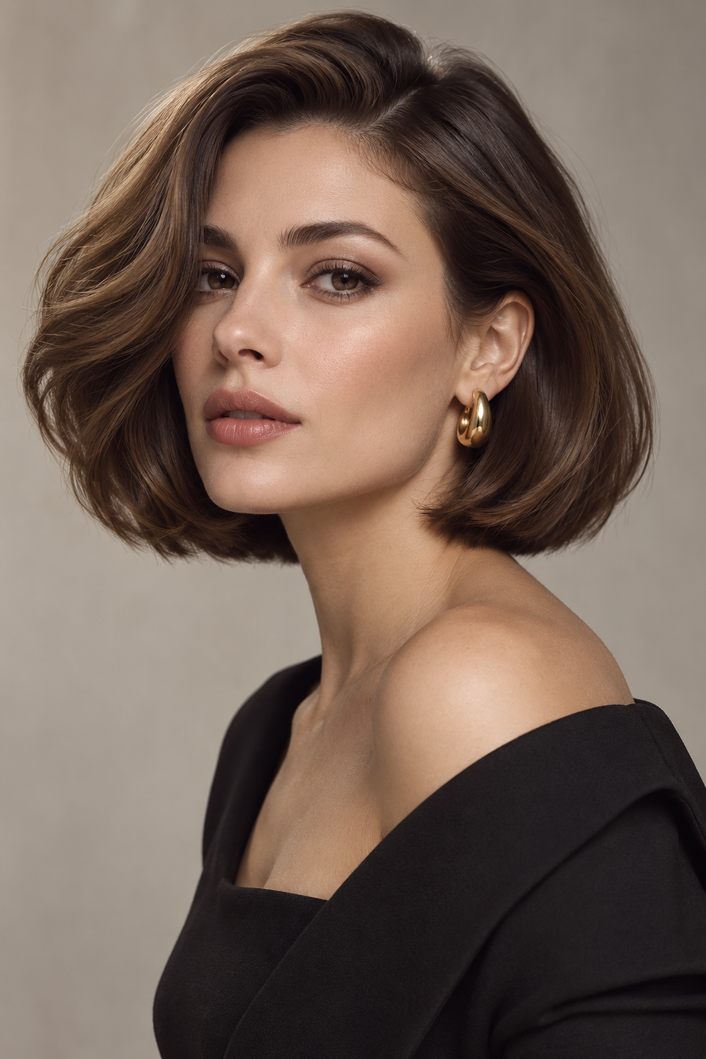 old money bob hairstyles: classic side part