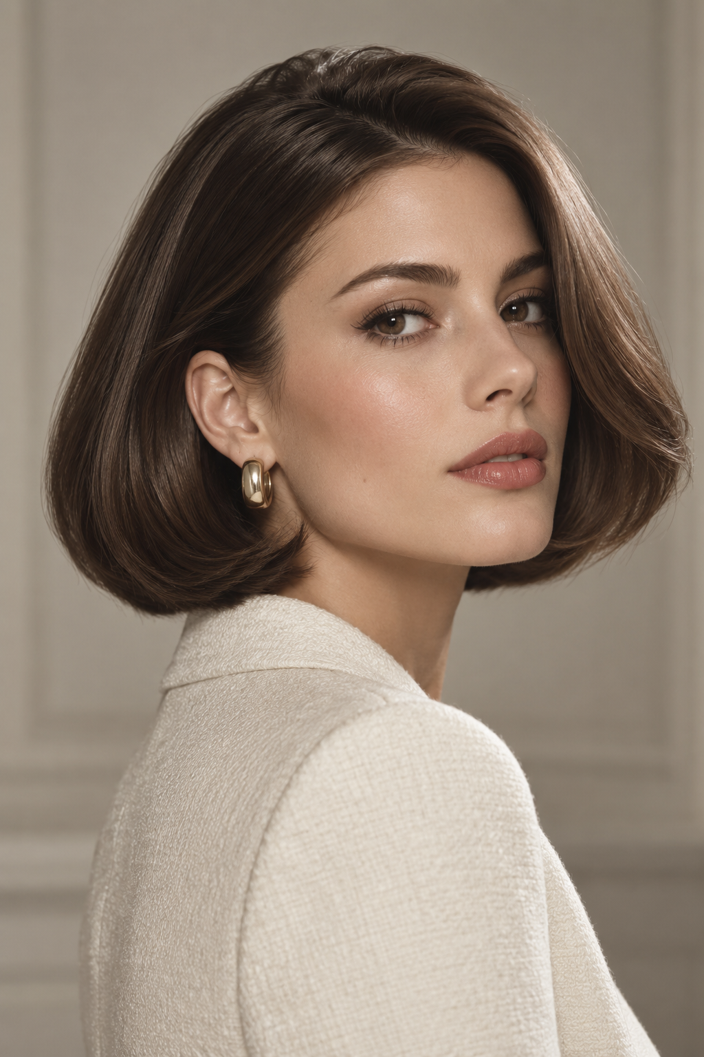 old money bob hairstyles: old-money bob with sleek shine