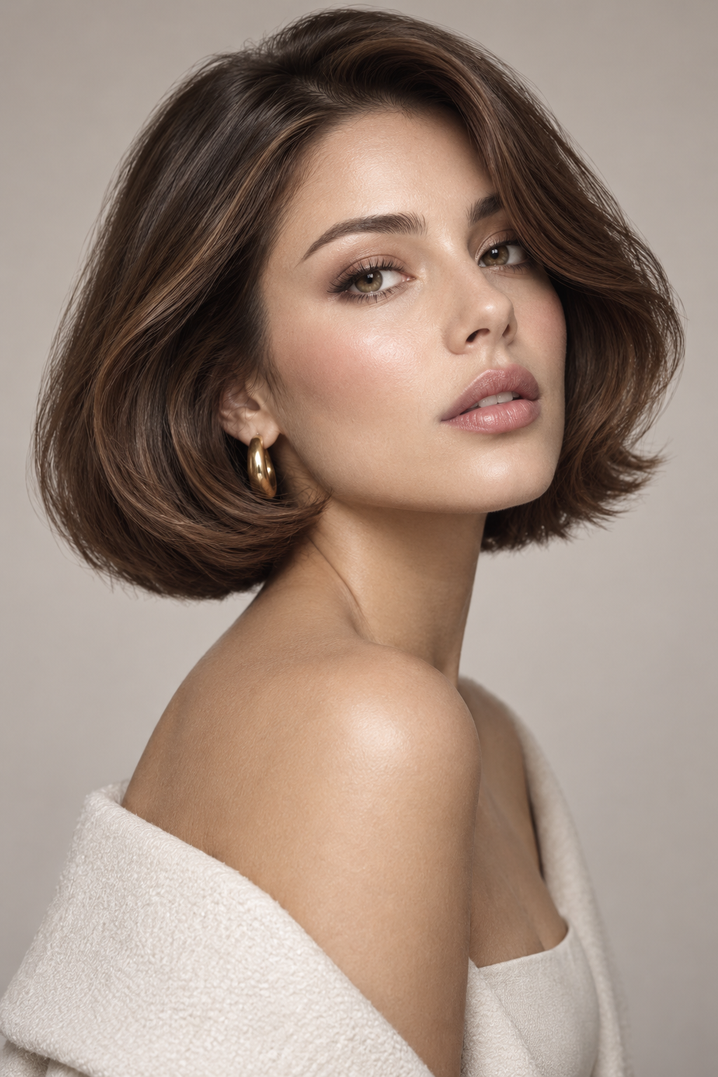 old money bob hairstyles: softly curved bob