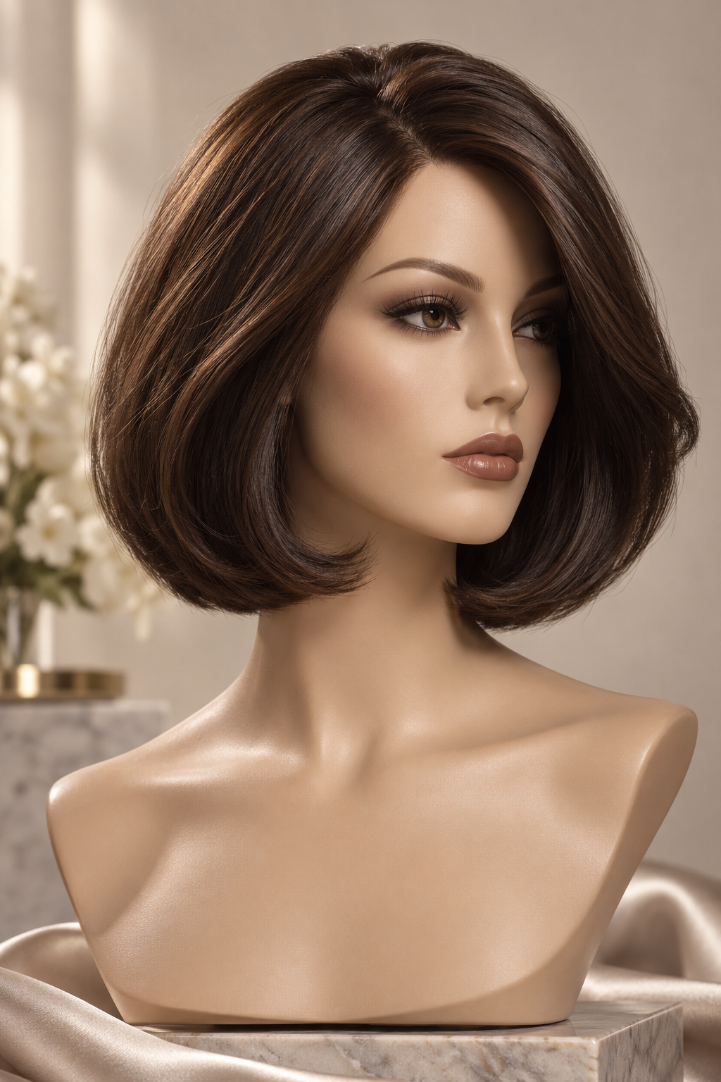 old money bob hairstyles: collarbone old money bob